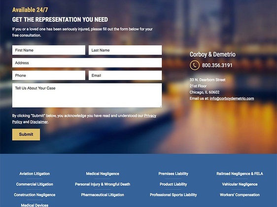 Screenshot of Portfolio