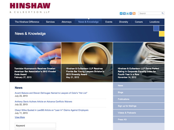 Screenshot of Portfolio