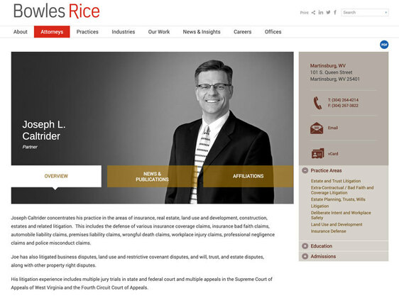Screenshot of Portfolio