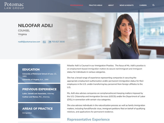 Screenshot of Portfolio