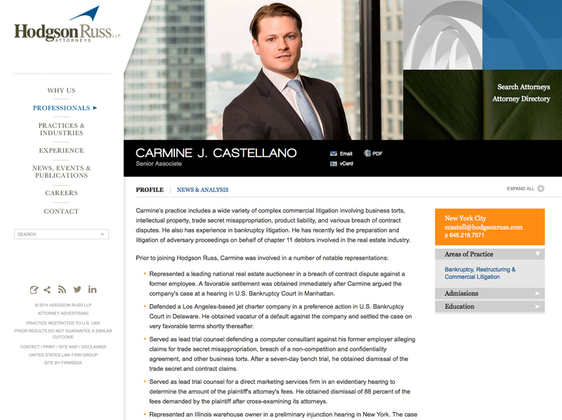 Screenshot of Portfolio