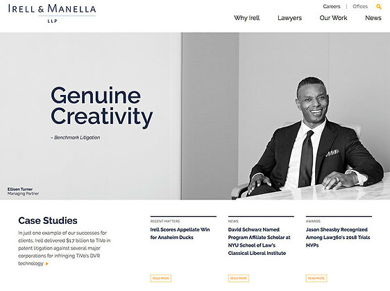 Screenshot of Portfolio