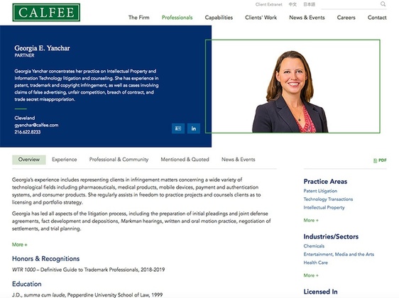 Screenshot of Portfolio