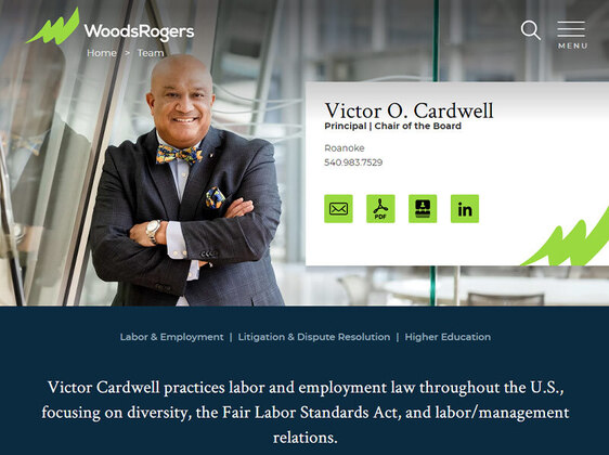 Screenshot of Portfolio