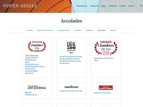 Screenshot of Portfolio