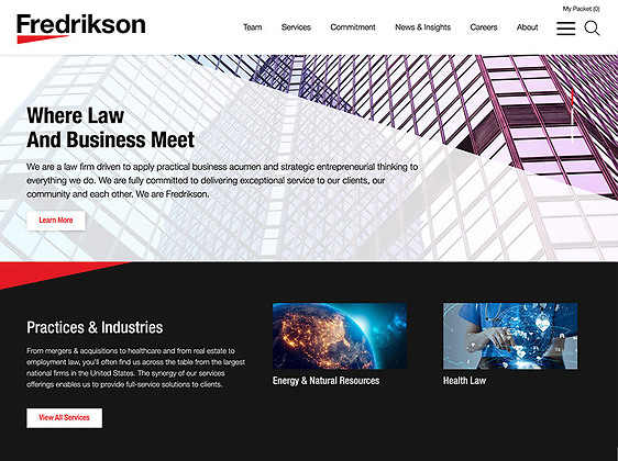 Screenshot of Portfolio