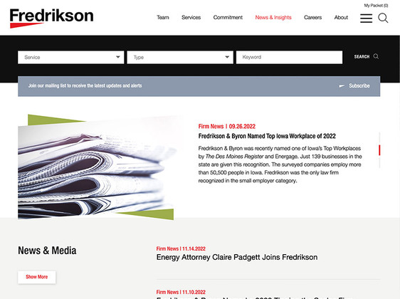 Screenshot of Portfolio