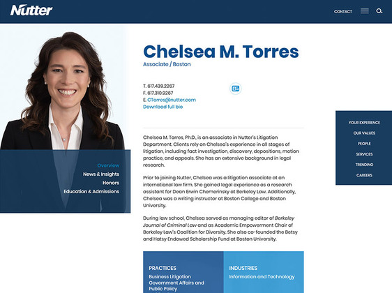 Screenshot of Portfolio