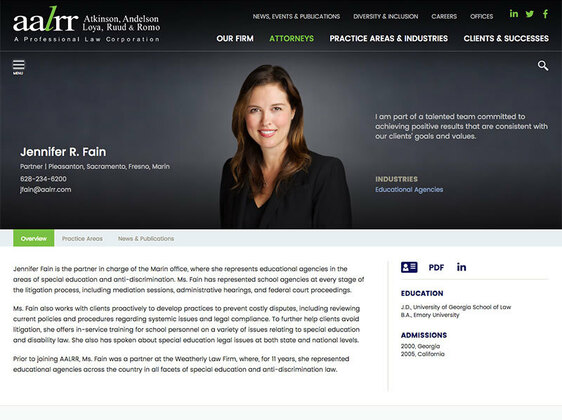 Screenshot of Portfolio