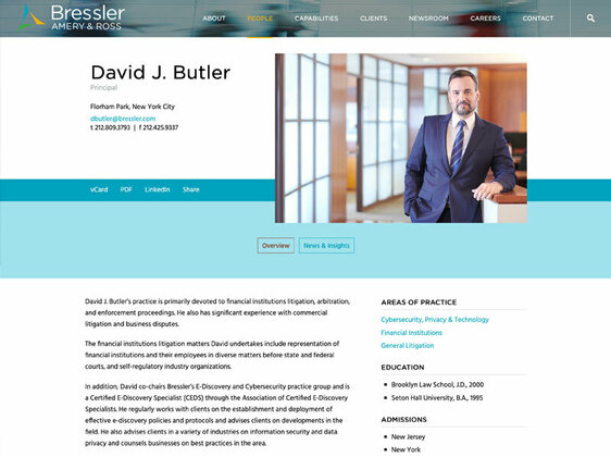 Screenshot of Portfolio