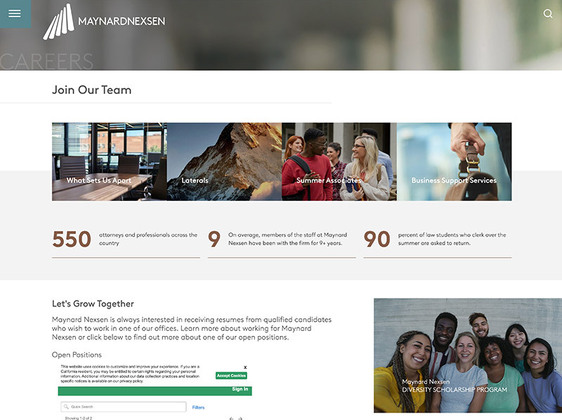 Screenshot of Portfolio