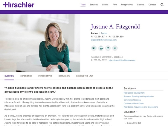 Screenshot of Portfolio