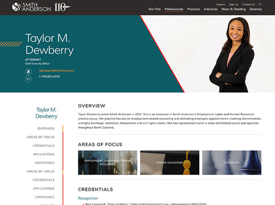 Screenshot of Portfolio