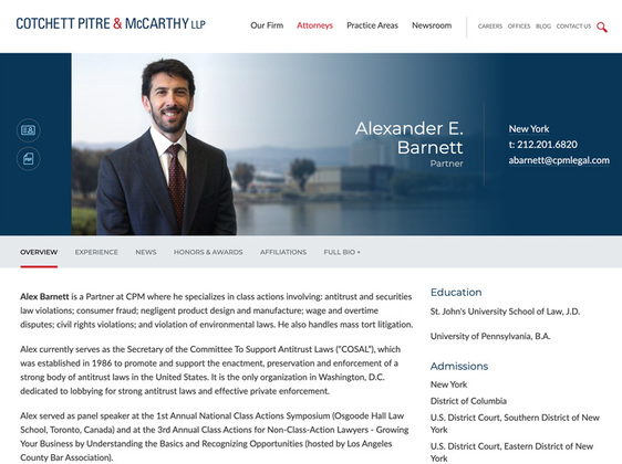 Screenshot of Portfolio