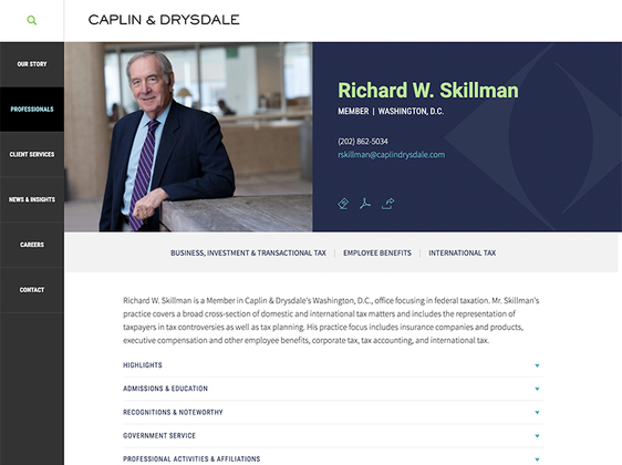 Screenshot of Portfolio