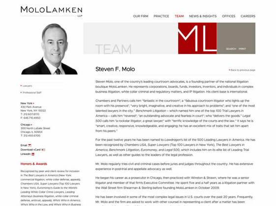 Screenshot of Portfolio
