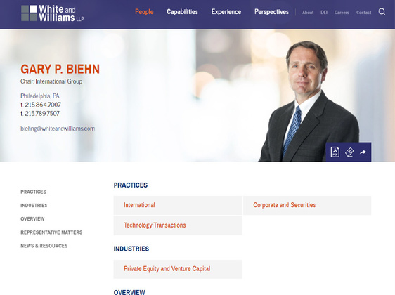 Screenshot of Portfolio