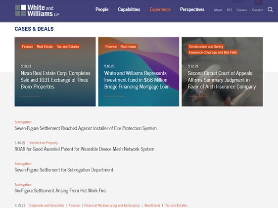 Screenshot of Portfolio