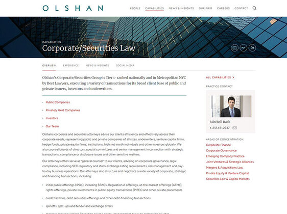 Screenshot of Portfolio