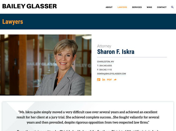 Screenshot of Portfolio