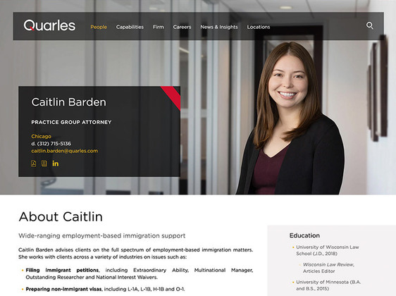 Screenshot of Portfolio